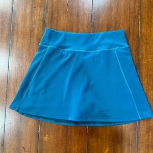 Level Up Blue Athletic Skirt Skort Women’s Yoga Tennis Built-In Shorts